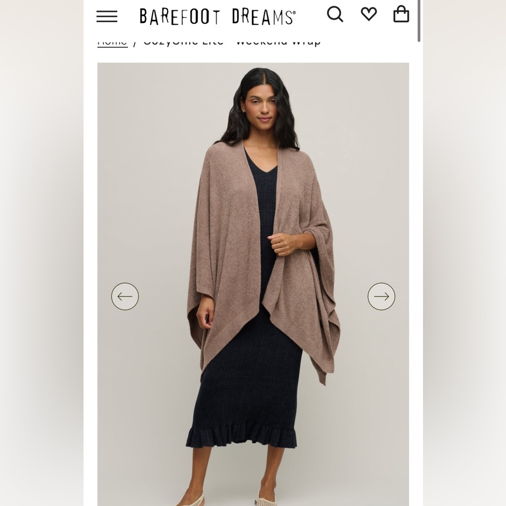 Barefoot Dreams CozyChic Lite Weekend Wrap